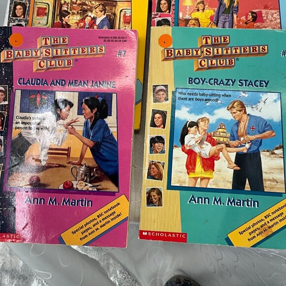 Set Of 9 The Baby-Sitters Club Books #1-9 By Ann M. Martin Vintage Paperback - Picture 5 of 8